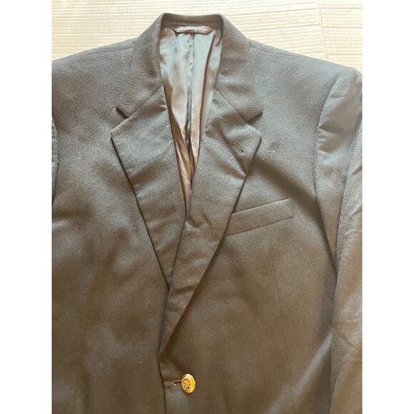 Ermenegildo Zegna  Mens Black Wool Blazer 42R  Purdue University, woven in Italy - Picture 8 of 16